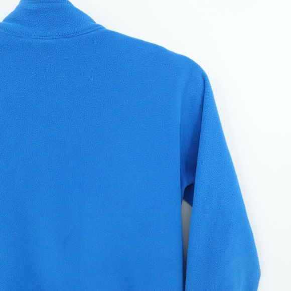 Eddie Bauer First Ascent jacket Mens Medium Blue Polartec Fleece Hiking Outdoors - Picture 13 of 16